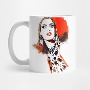 Fashion illustration Mug